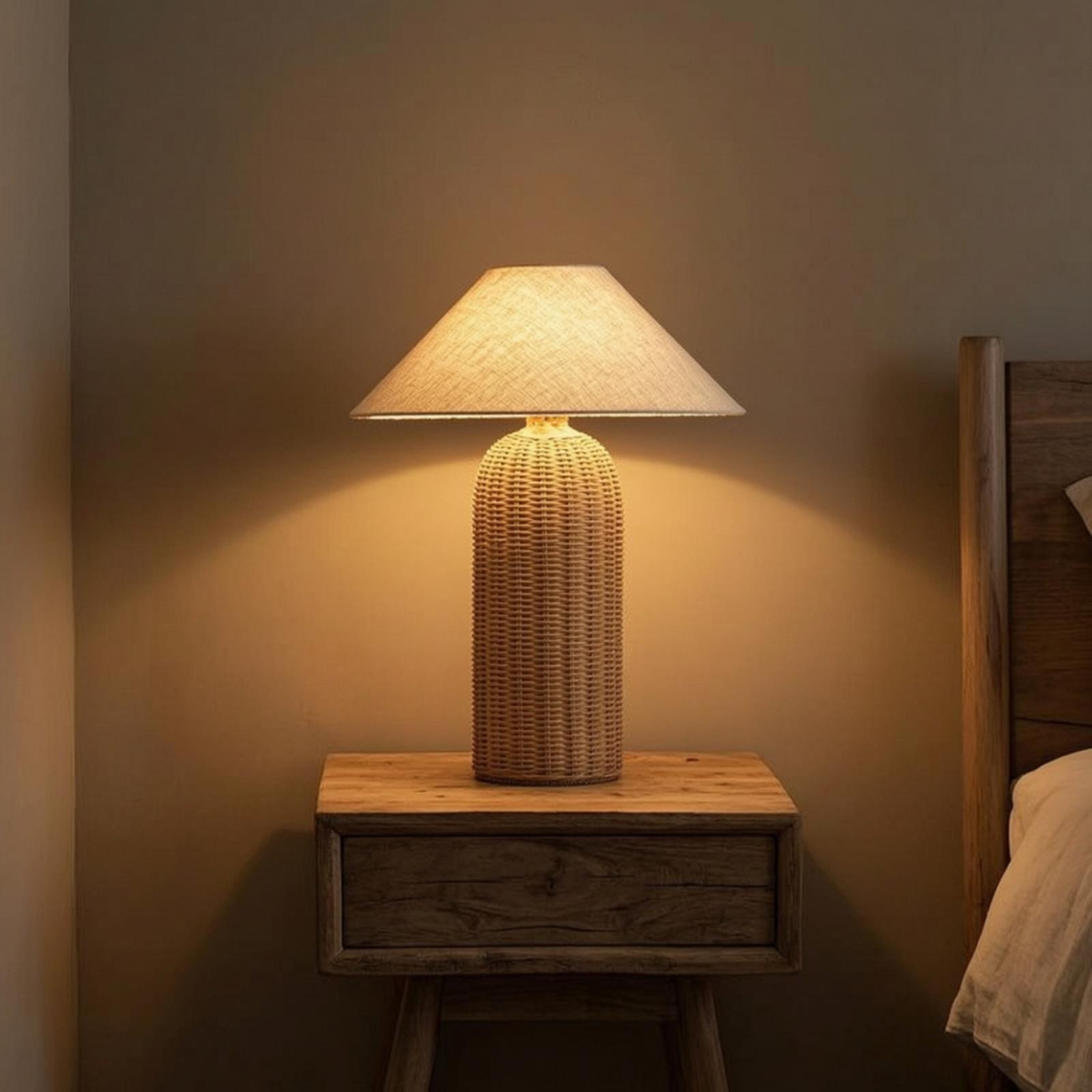 مصباح طاولة جانبي بقاعدة من ال - مراجعة Bedroom Furniture وسعره