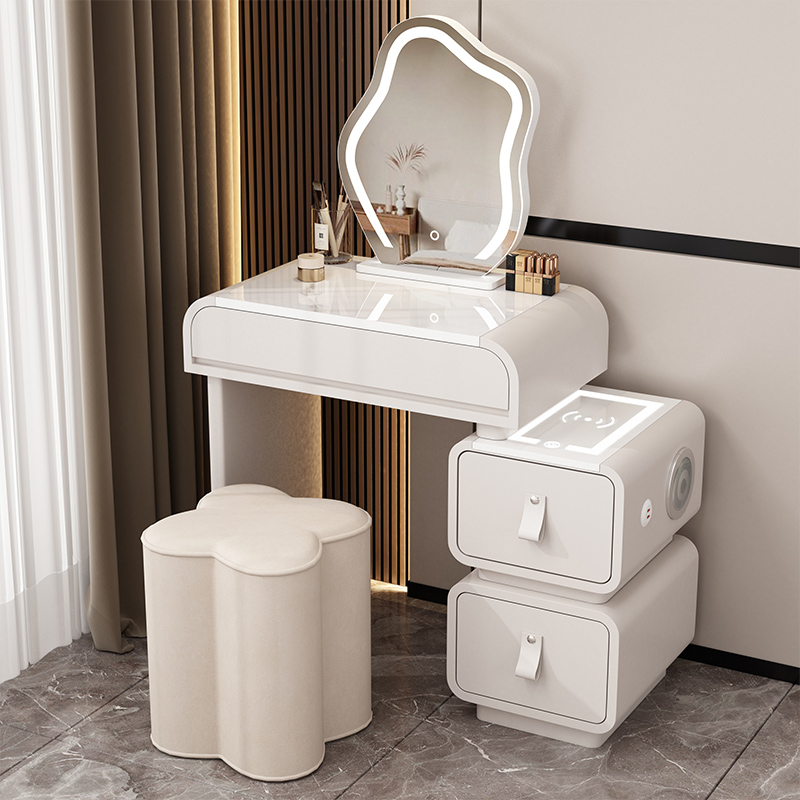 طاولة زينة خشبية حديثة قابلة ل - مراجعة Dressing Table Vanity With Lighted Mirror وسعره