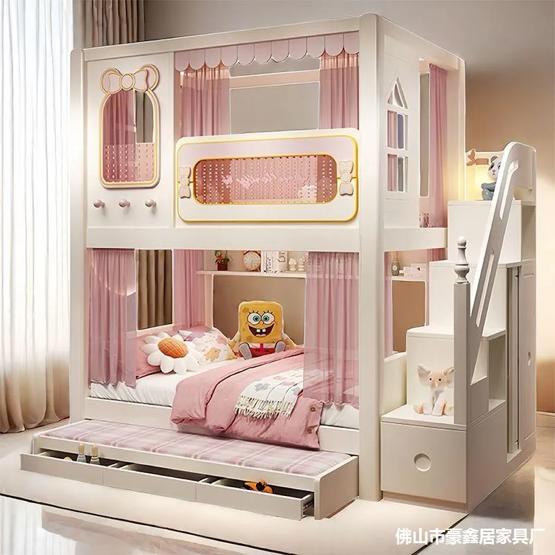 سرير أطفال مزدوج بطبقتين علوية - مراجعة Bunk Bed With Stairs And Slide وسعره