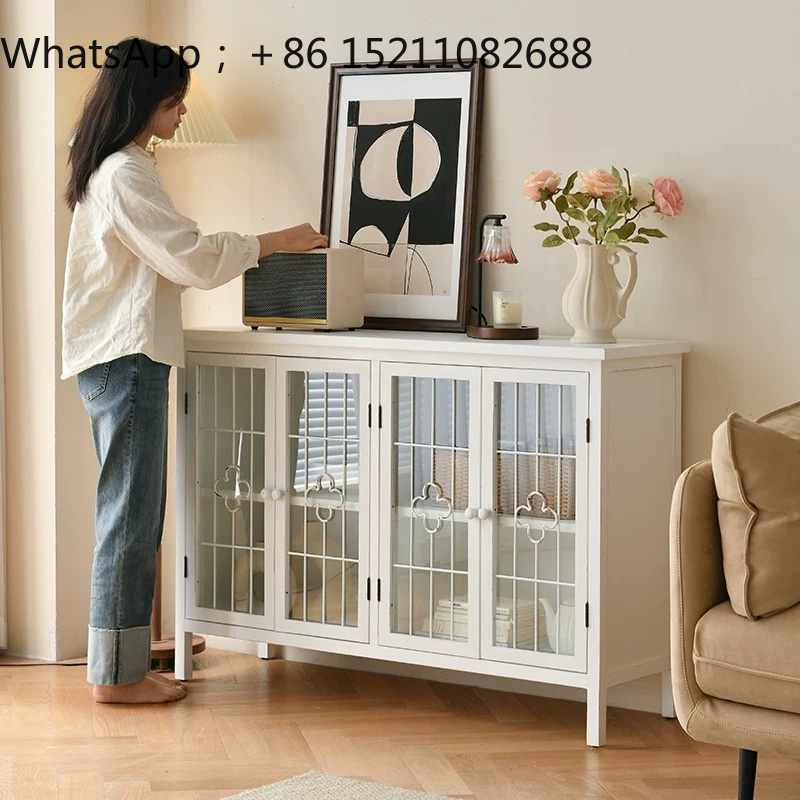 خزانة جانبية بيضاء بتصميم كلاس - مراجعة Storage وسعره
