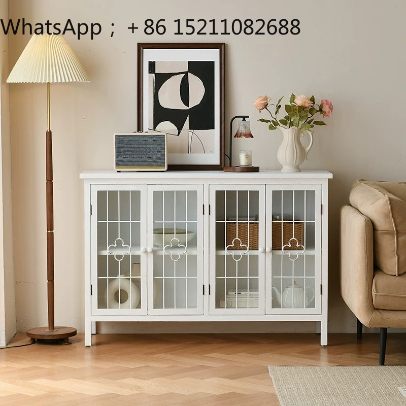 خزانة جانبية بيضاء بتصميم كلاس - مراجعة Storage وسعره