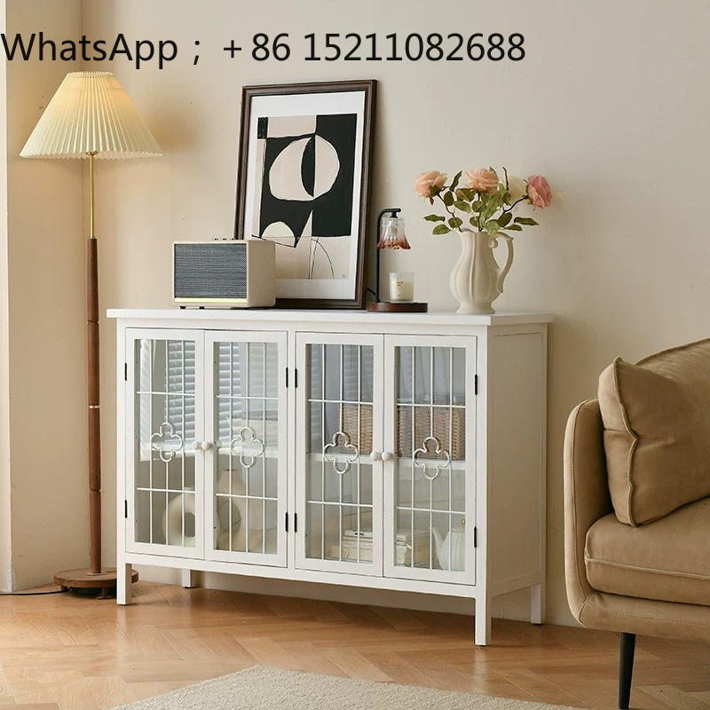 خزانة جانبية بيضاء بتصميم كلاس - مراجعة Storage وسعره