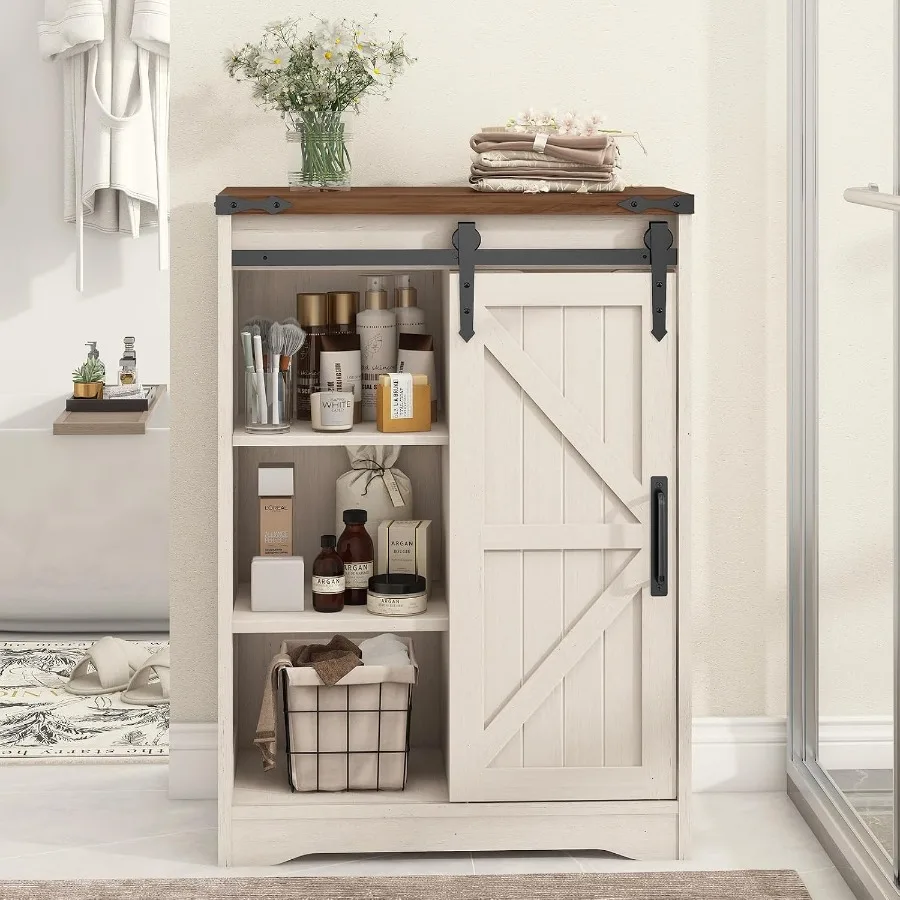 خزانة تخزين للحمام بتصميم ريفي - مراجعة Storage وسعره