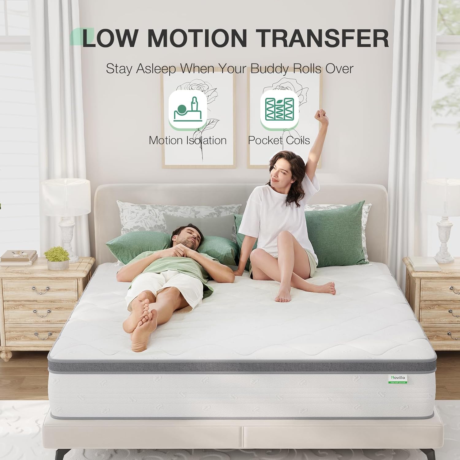 مرتبة كوين 14 بوصة، مرتبة هجين - مراجعة Memory Foam Mattress In A Box Queen وسعره