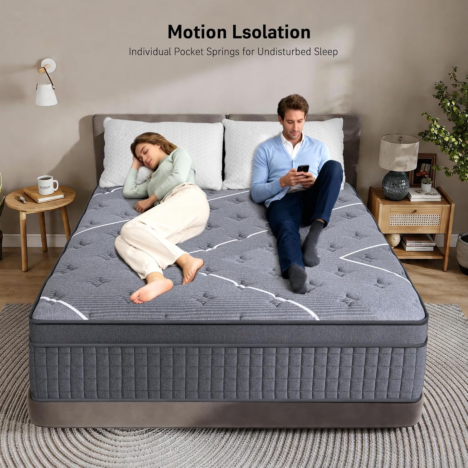 مرتبة كوين، مرتبات كوين مقاس 1 - مراجعة Memory Foam Mattress In A Box Queen وسعره